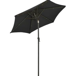 Parasol ogrodowy Czarny vidaXL