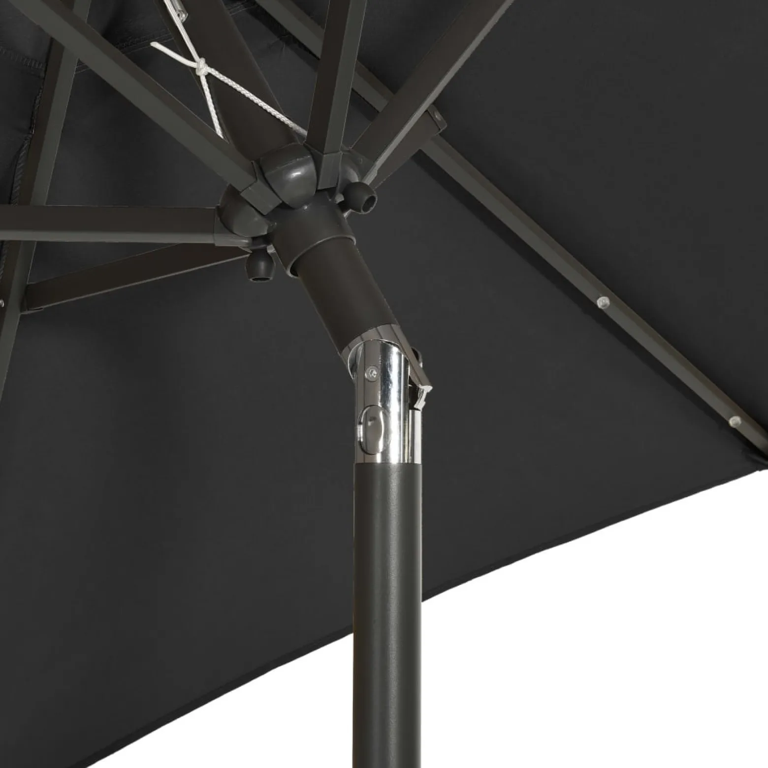 Parasol ogrodowy Czarny vidaXL