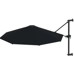 Parasol ogrodowy Czarny vidaXL