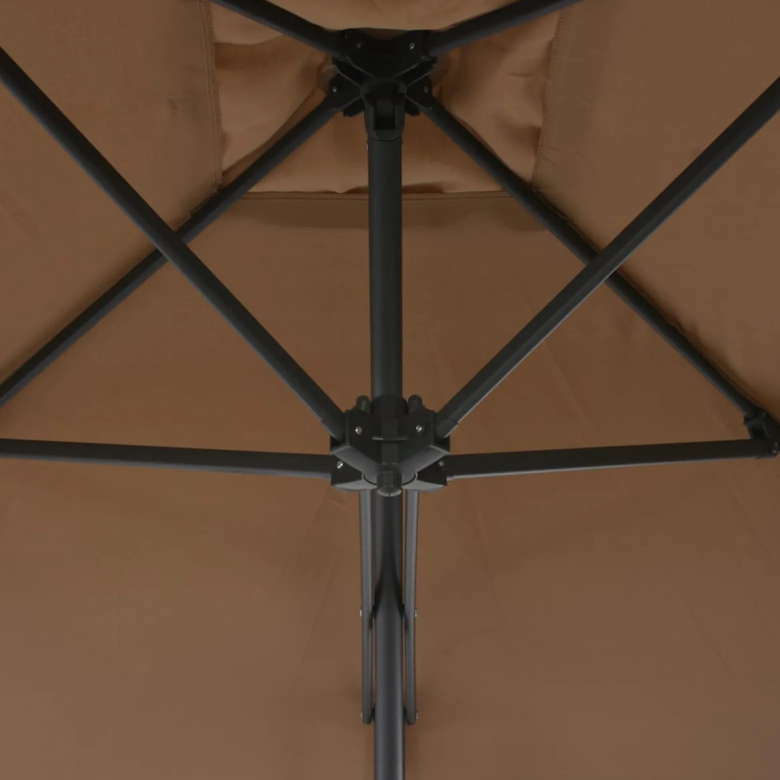 Parasol ogrodowy Taupe vidaXL