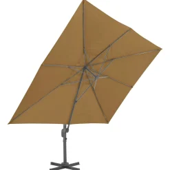 Parasol ogrodowy Taupe 3 x 4 m vidaXL