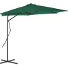 Parasol ogrodowy Zielony vidaXL