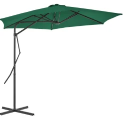 Parasol ogrodowy Zielony vidaXL