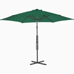 Parasol ogrodowy Zielony vidaXL
