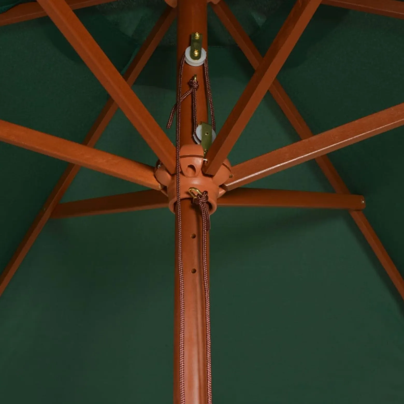 Parasol ogrodowy Zielony vidaXL