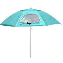 Parasol plażowy 2w1 namiot parawan składany w pokrowcu