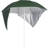 Parasol plażowy Zielony vidaXL