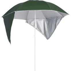Parasol plażowy Zielony vidaXL