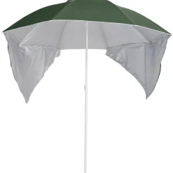 Parasol plażowy Zielony vidaXL