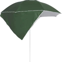Parasol plażowy Zielony vidaXL
