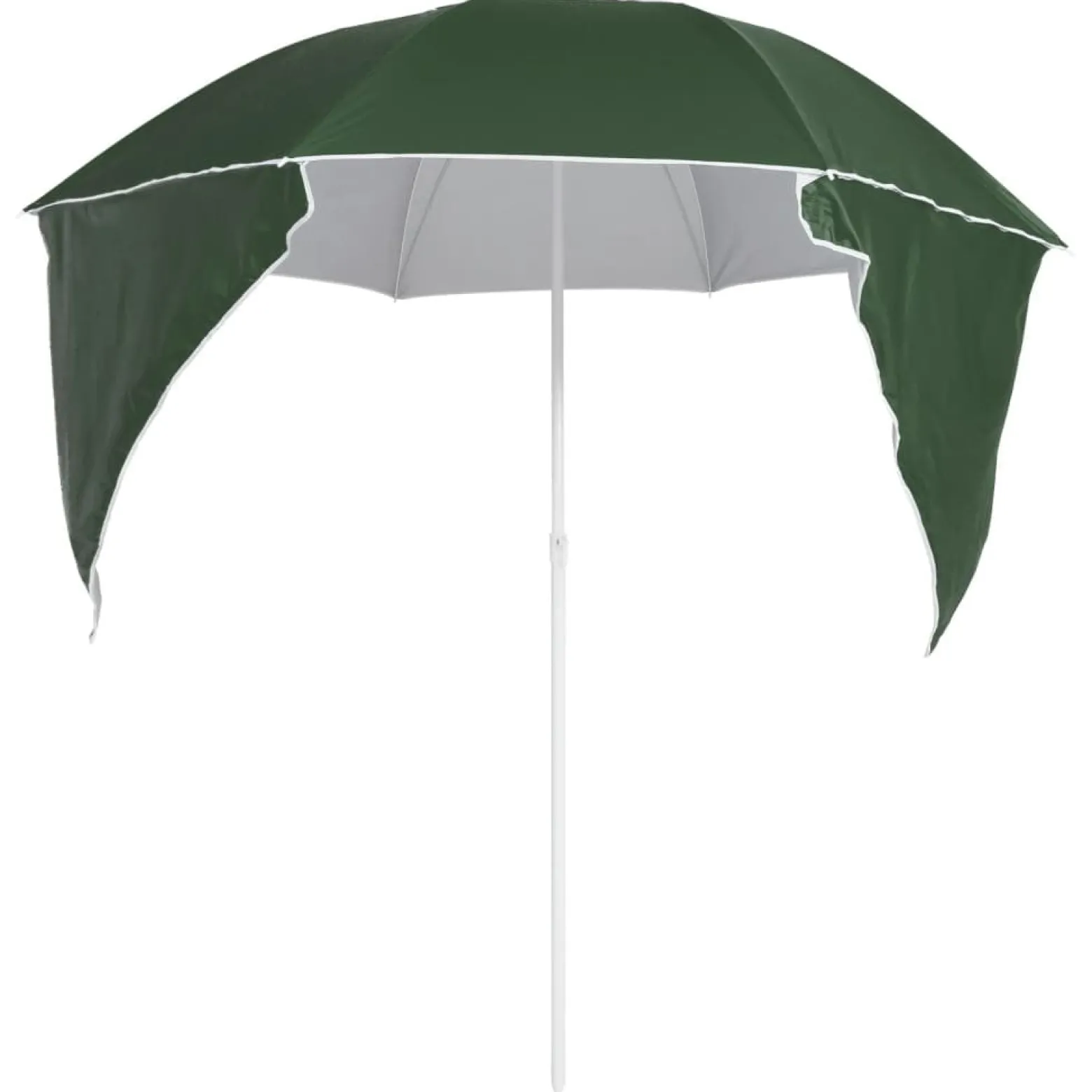 Parasol plażowy Zielony vidaXL