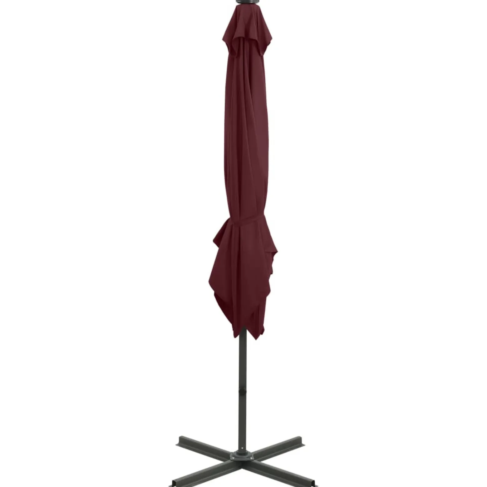 Parasol wiszący Czerwony 250 cm vidaXL