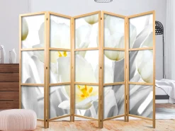 Parawan Japoński 5-panelowy Świetliste Tulipany 225x172cm