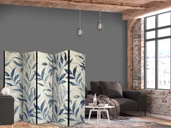 Parawan Jednostronny Delikatny Motyw Botaniczny 225x172cm