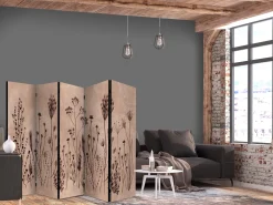Parawan Jednostronny Roślinny Vintage 225x172cm