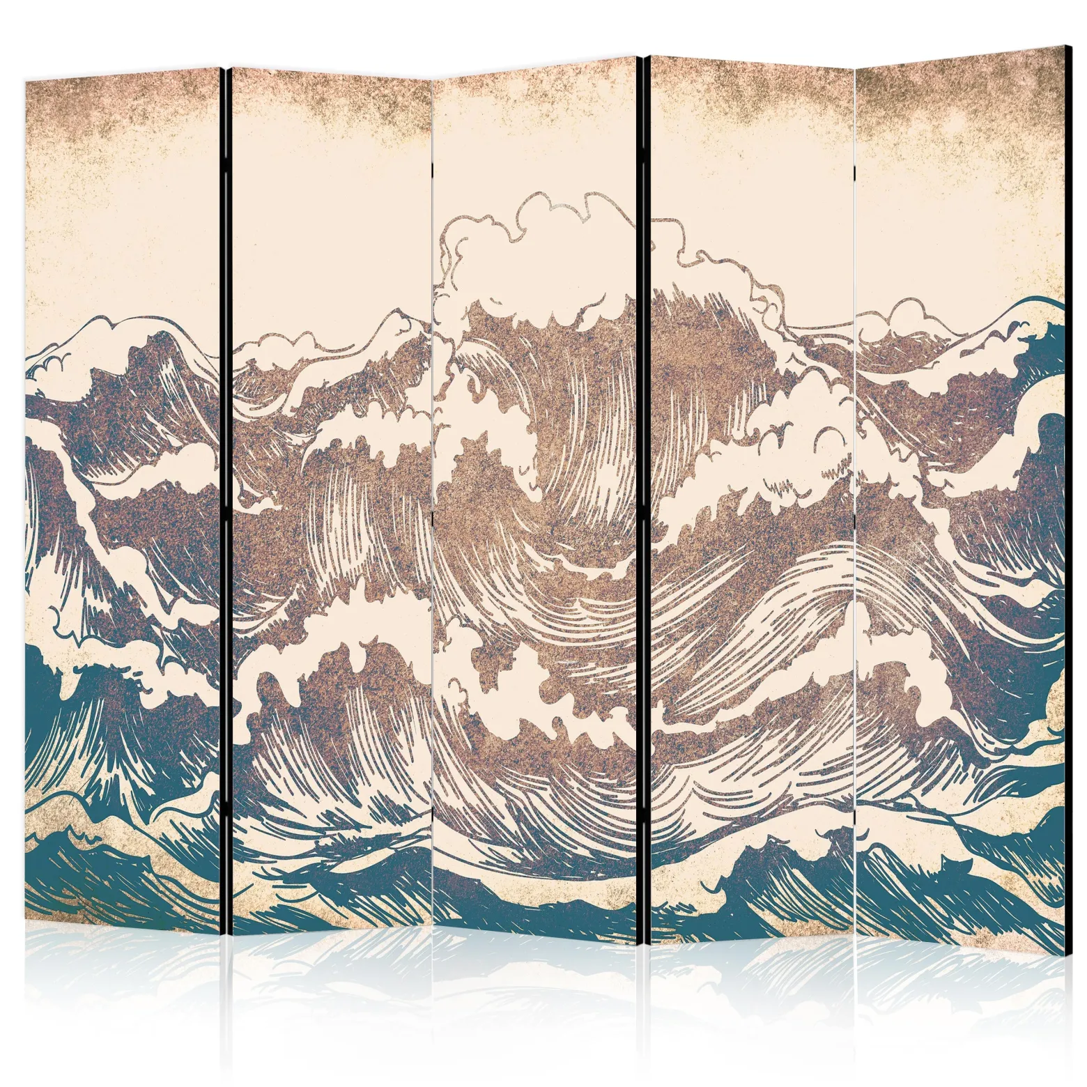 Parawan Jednostronny Wzburzony ocean 225x172cm