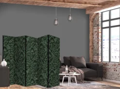Parawan Jednostronny Zielone Botaniczne Wzory 225x172cm