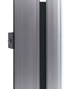 Parawan ogrodowy rozsuwany 160x300 szary