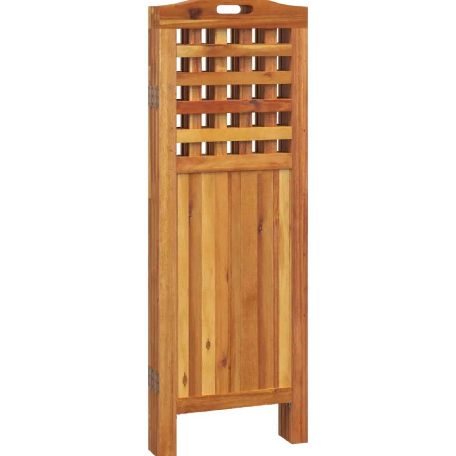 Parawan Pokojowy Składany Parawan Dekoracyjny Drewniany Brąz 162x2x115 cm