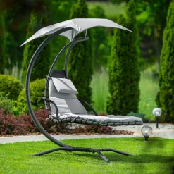 47742 patio wiszący leżak Albert szary spa
