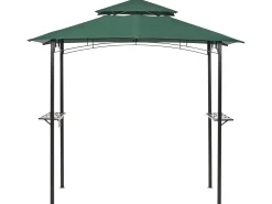 Pawilon ogrodowy 240 x 148 cm ciemnozielony