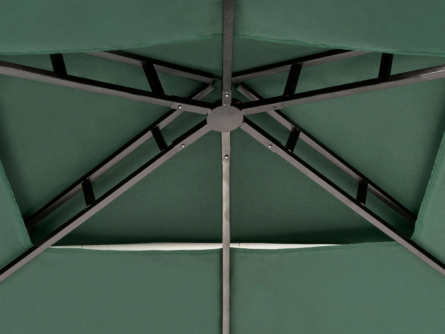 Pawilon ogrodowy 240 x 148 cm ciemnozielony