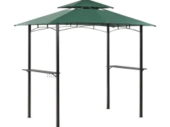Pawilon ogrodowy 240 x 148 cm ciemnozielony