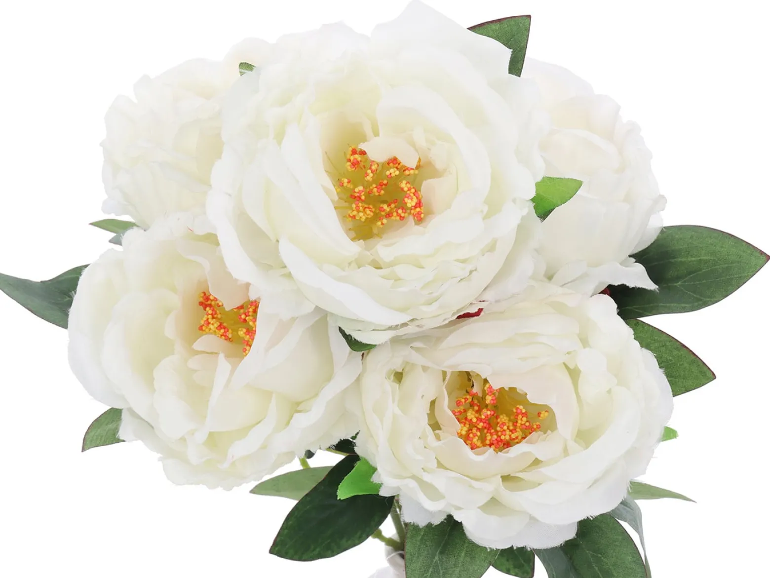 Peonia bukiet 18 cm biały