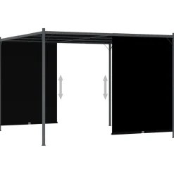 Pergola Antracyt Stal vidaXL