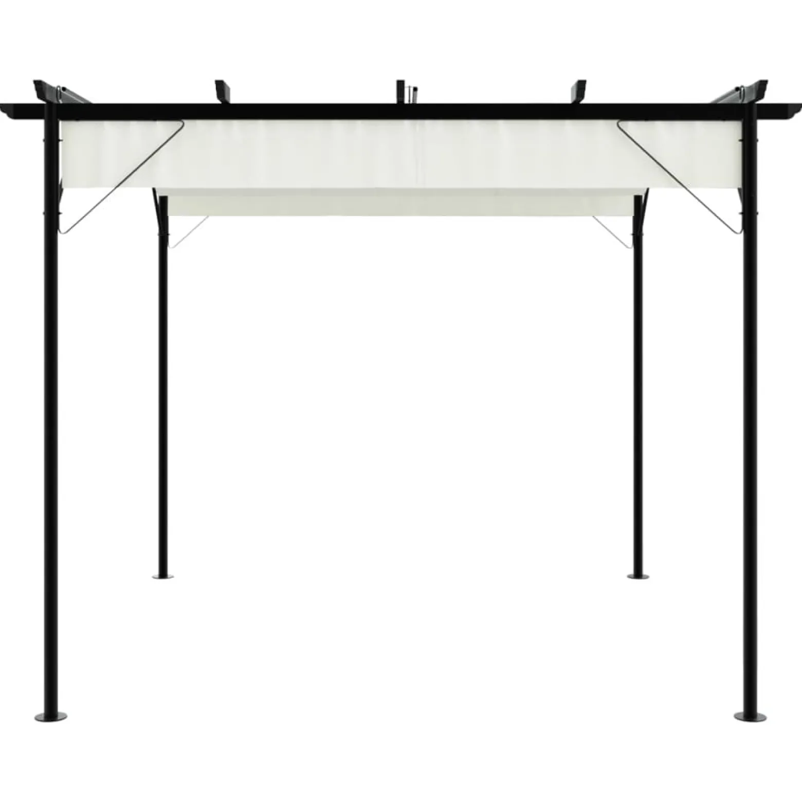 Pergola Kremowy Stal vidaXL