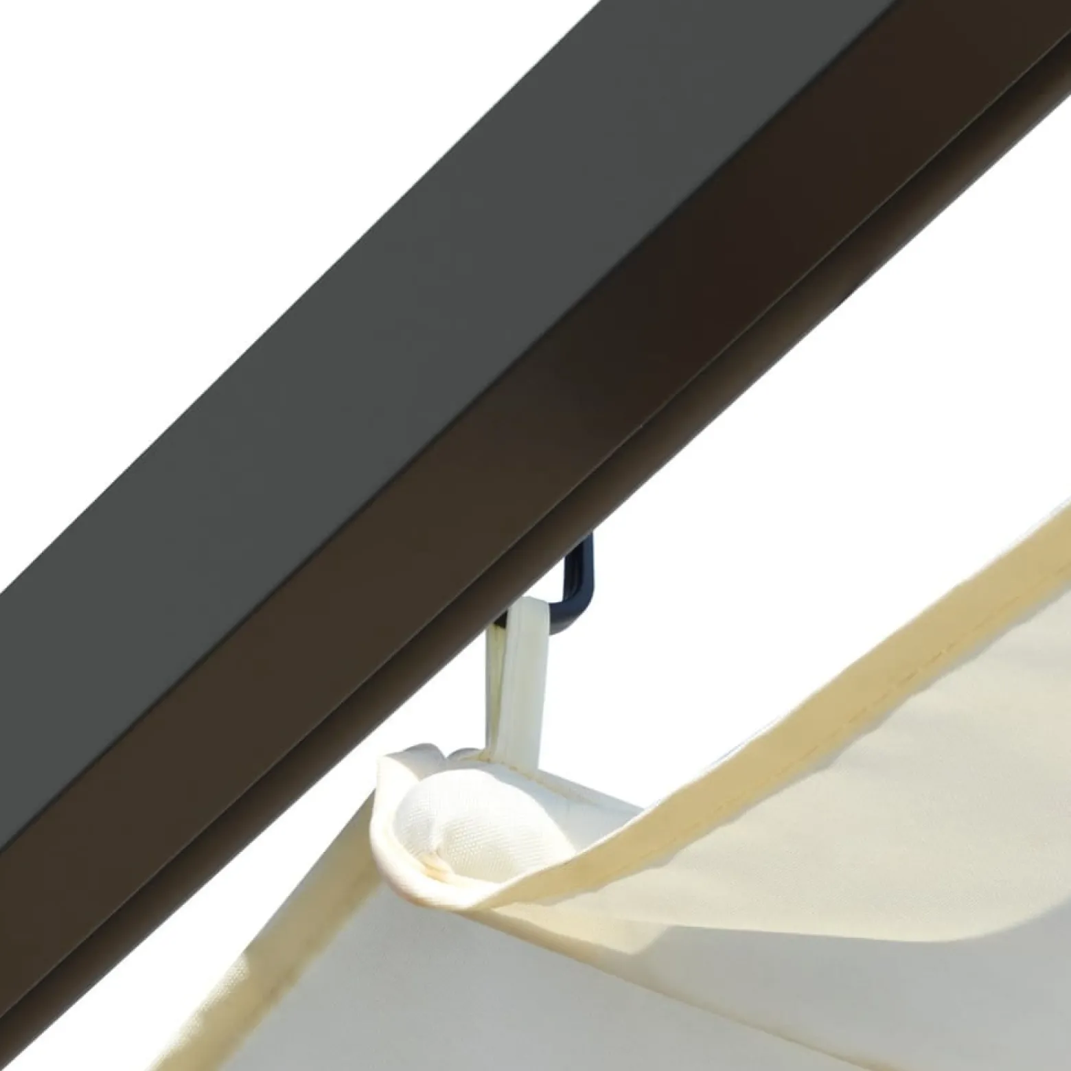 Pergola Kremowy Stal vidaXL