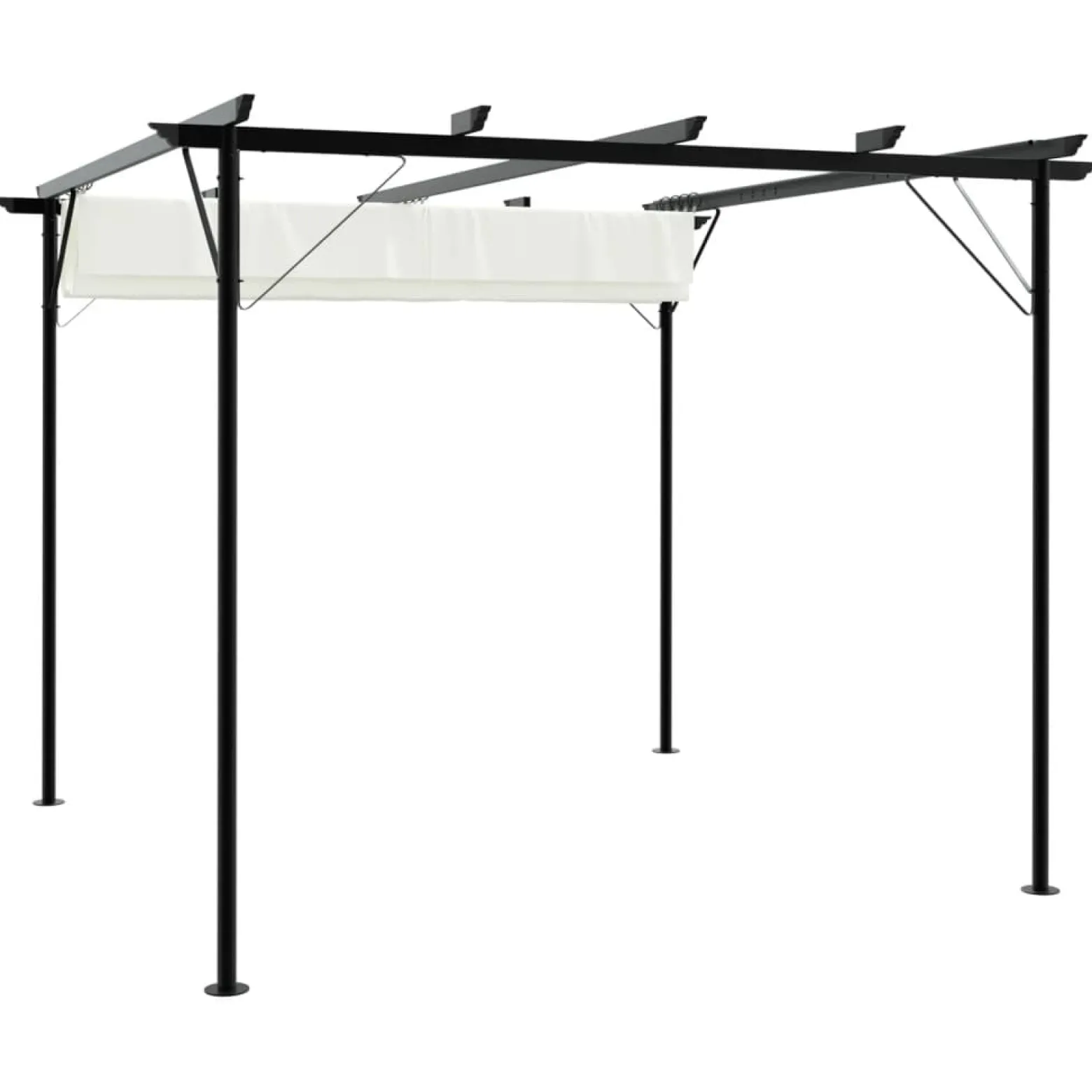 Pergola Kremowy Stal vidaXL