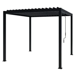 Pergola NORDVIC Skyline 3x3 m Antracyt, 100% Aluminiowa