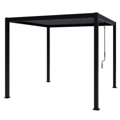 Pergola NORDVIC Skyline 3x3 m Antracyt, 100% Aluminiowa