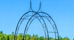 Pergola Ogrodowa Metalowa Łuk Na Kwiaty Róże 281cm