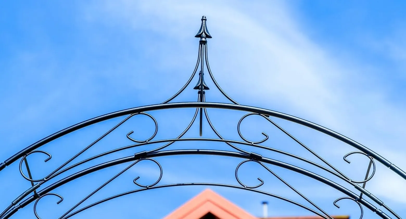 Pergola Ogrodowa Metalowa Łuk Na Kwiaty Róże 281cm