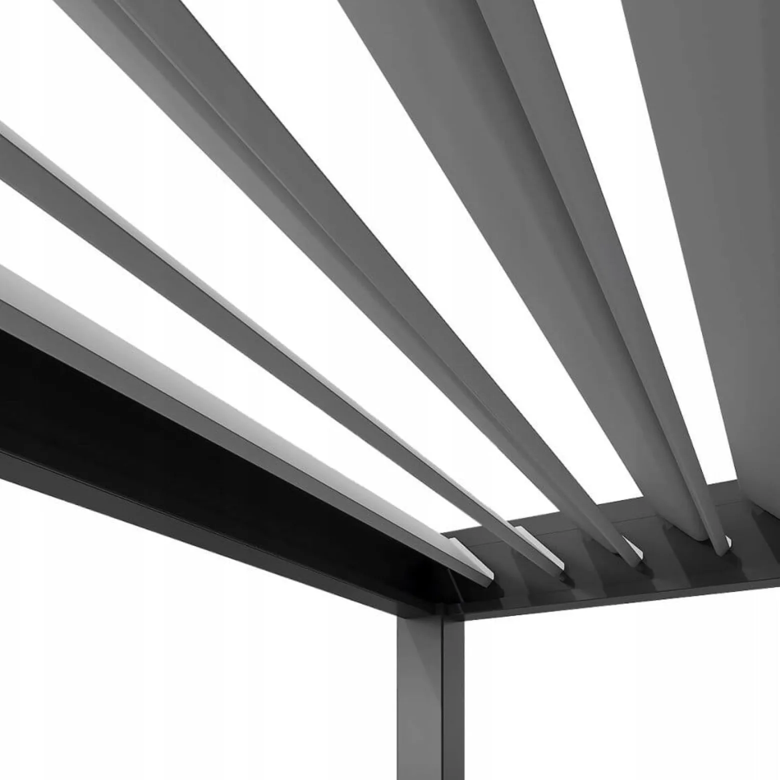 Pergola Tarasowa Ogrodowa Zadaszenie Na Taras Deluxe 3,6x4 Antracyt Gutroof