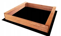 Piaskownica Drewniana Impregnowana Slim 120x120 + Gratis