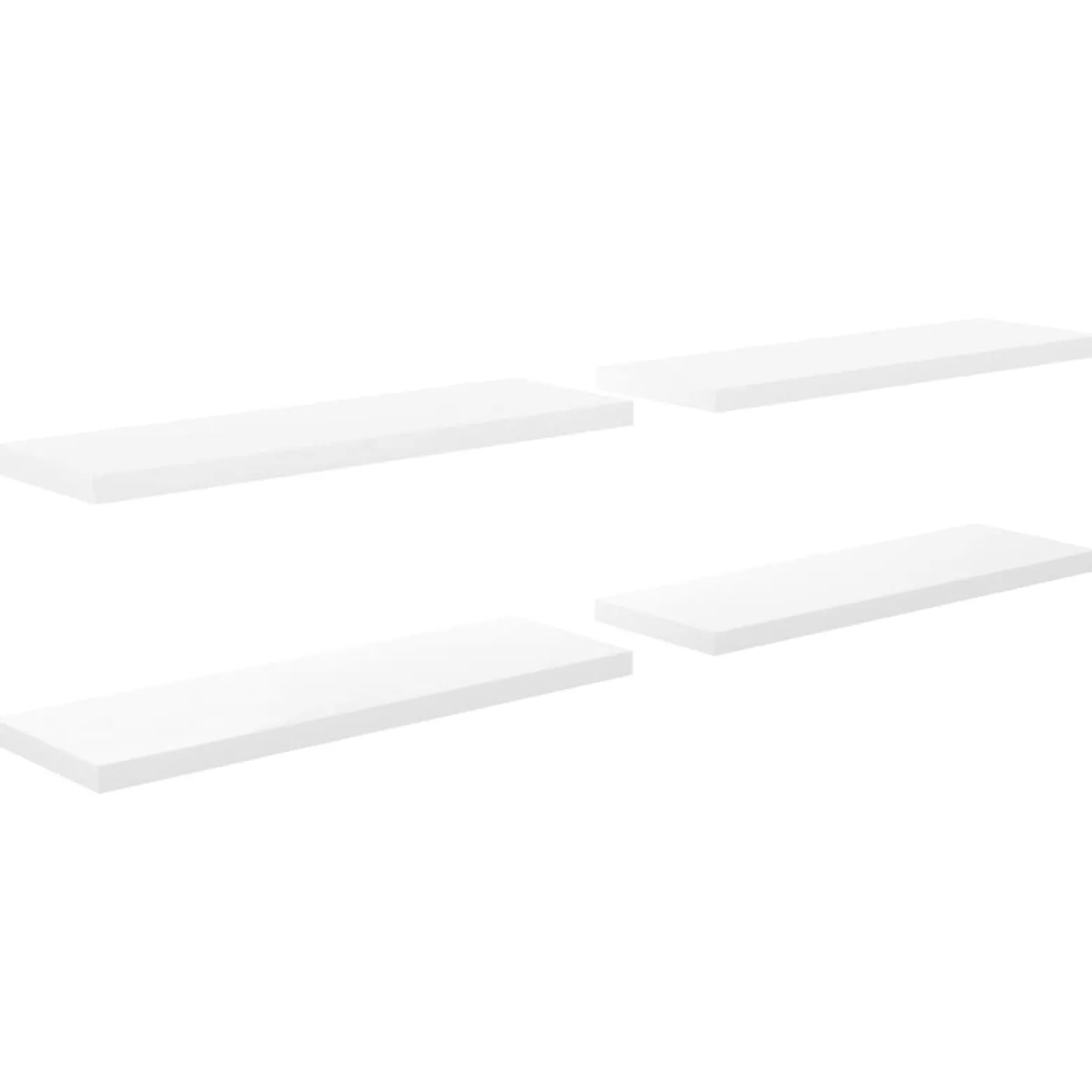 Półka ścienna Biały 120 x 23.5 x 3.8 cm MDF vidaXL