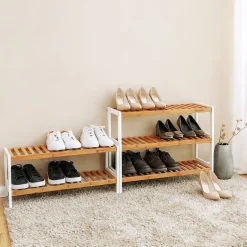 Półka miodowy na buty do przedpokoju BEGRYF 70x26x55
