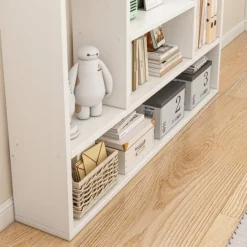 Półka biała nowoczesna loft na książki otwarta 100 cm