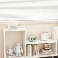 Półka biała nowoczesna loft na książki otwarta 100 cm