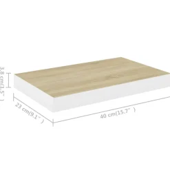 Półka ścienna Brąz 40 x 23 x 3.8 cm MDF vidaXL