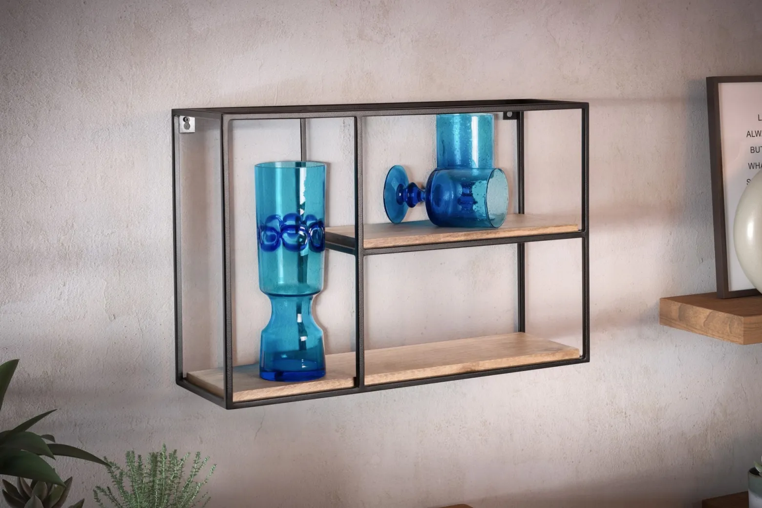 Półka ścienna FineBuy półka wisząca 60 cm