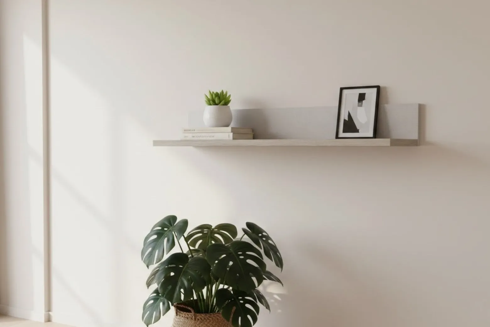 Półka ścienna Montana 140 cm kaszmir / dąb cremona loft