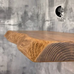 Półka ścienna MoonTree, 30 cm x 3,8 cm, 40 cm, ciemny dąb