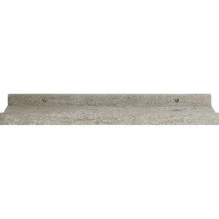 Półka ścienna Szary 40 x 9 x 3 cm MDF vidaXL