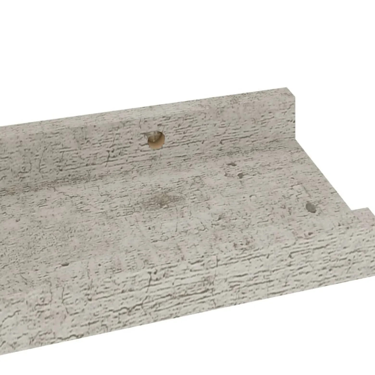 Półka ścienna Szary 40 x 9 x 3 cm MDF vidaXL