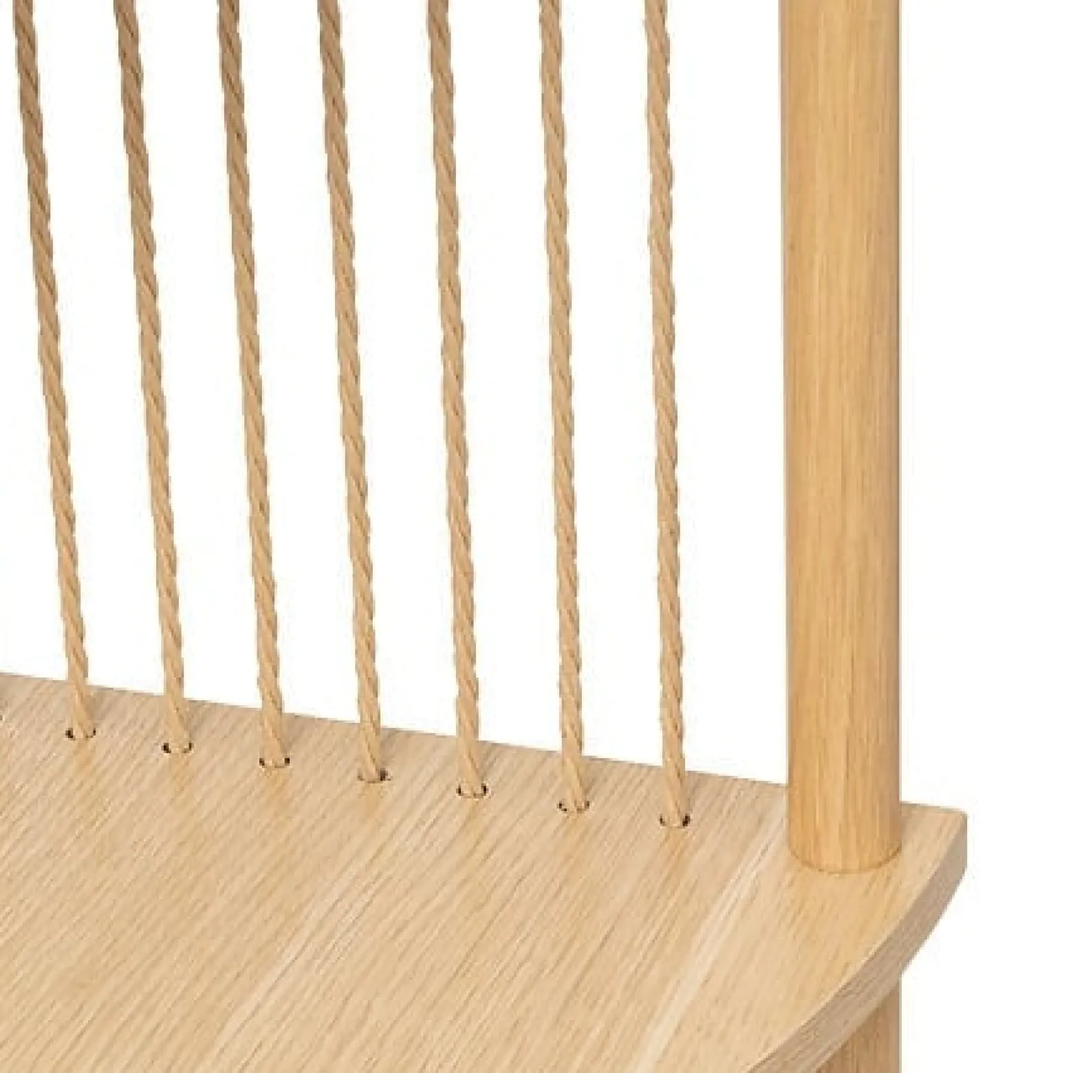 PÓŁKA NAROŻNA Kord naturalna 4-POZIOMOWA z mdf 34x34x110 cm