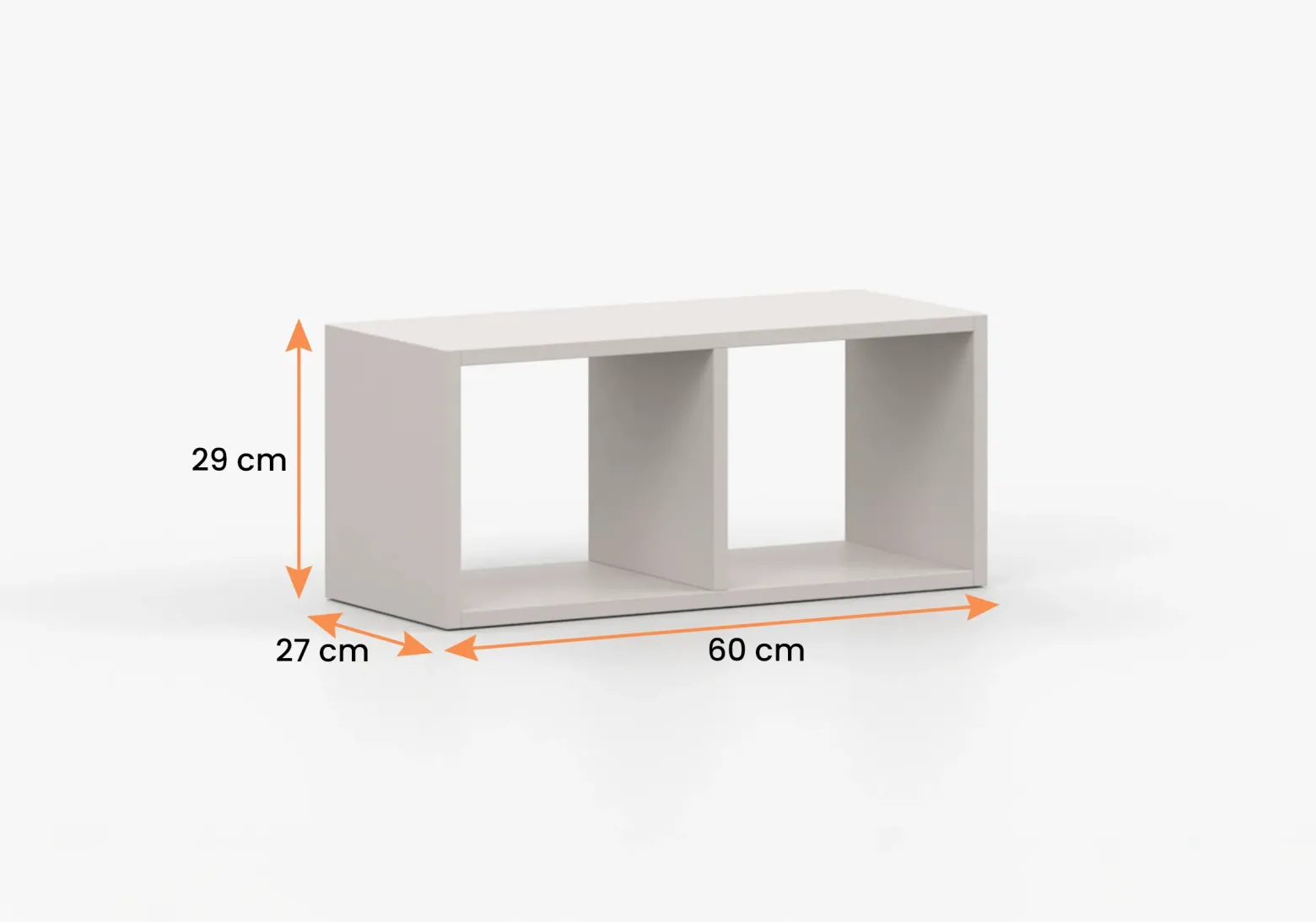Półka wisząca Mezzo 60 cm Kaszmir